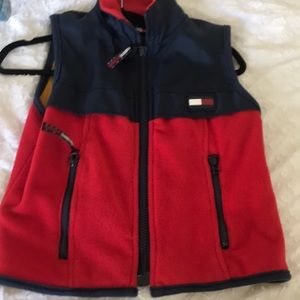 90s Tommy Hilfiger zip up vest